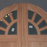 sapele door detail